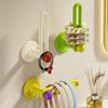 2Pcs Wall Mounted Hair Rope Storage Rack Plastic Scrunchies Storage Rack  for Home