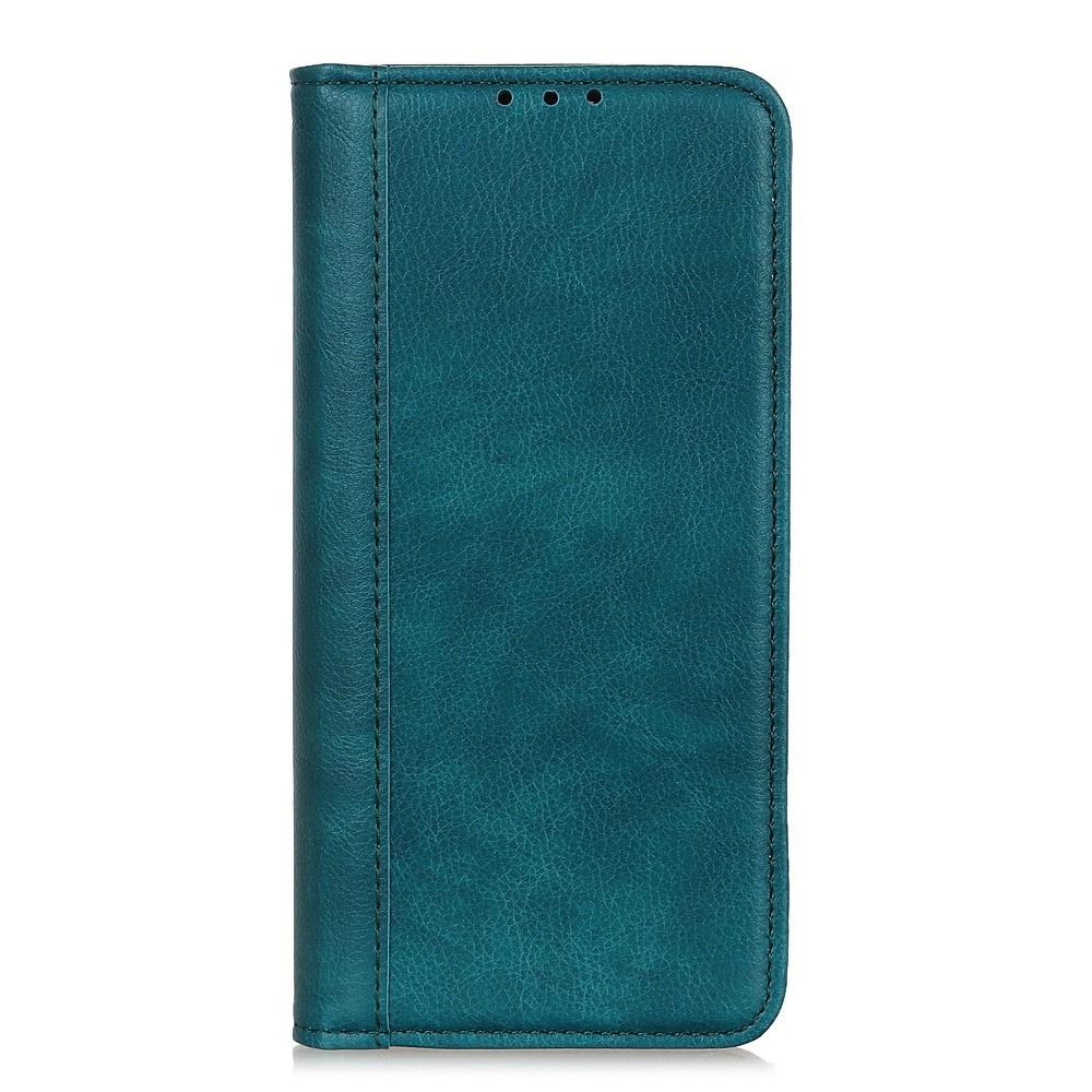 Motorola Edge 50 Fusion 5G Flip Case, Split Leather, Green