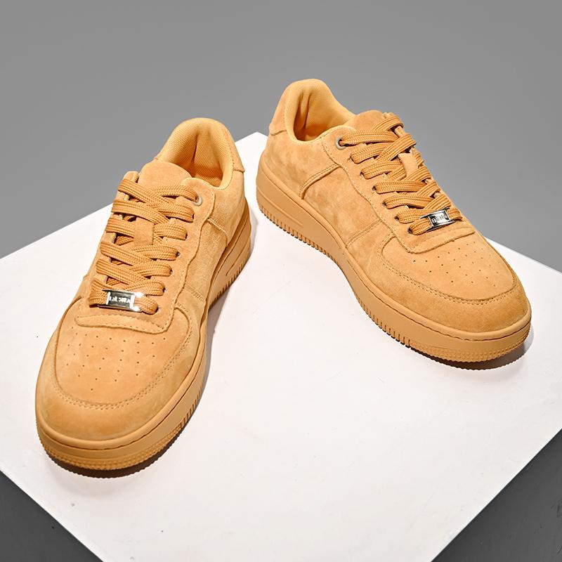 Men's Low-Top Sneakers Casual Leather Shoes 38-44