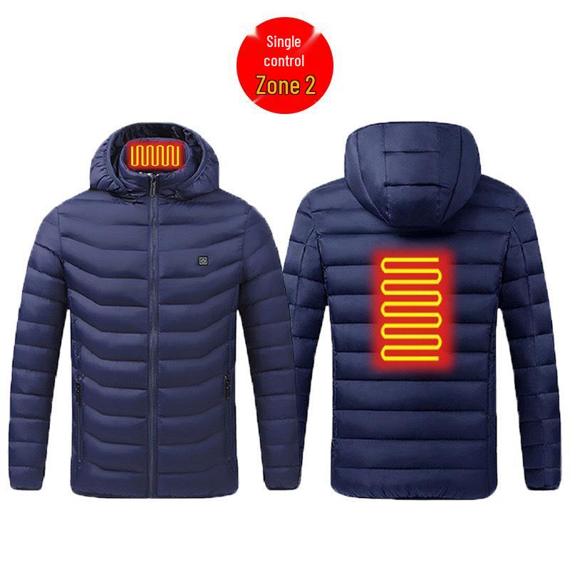Smart Heated Cotton Jacket - Cold-Proof, Temperature-Controlled