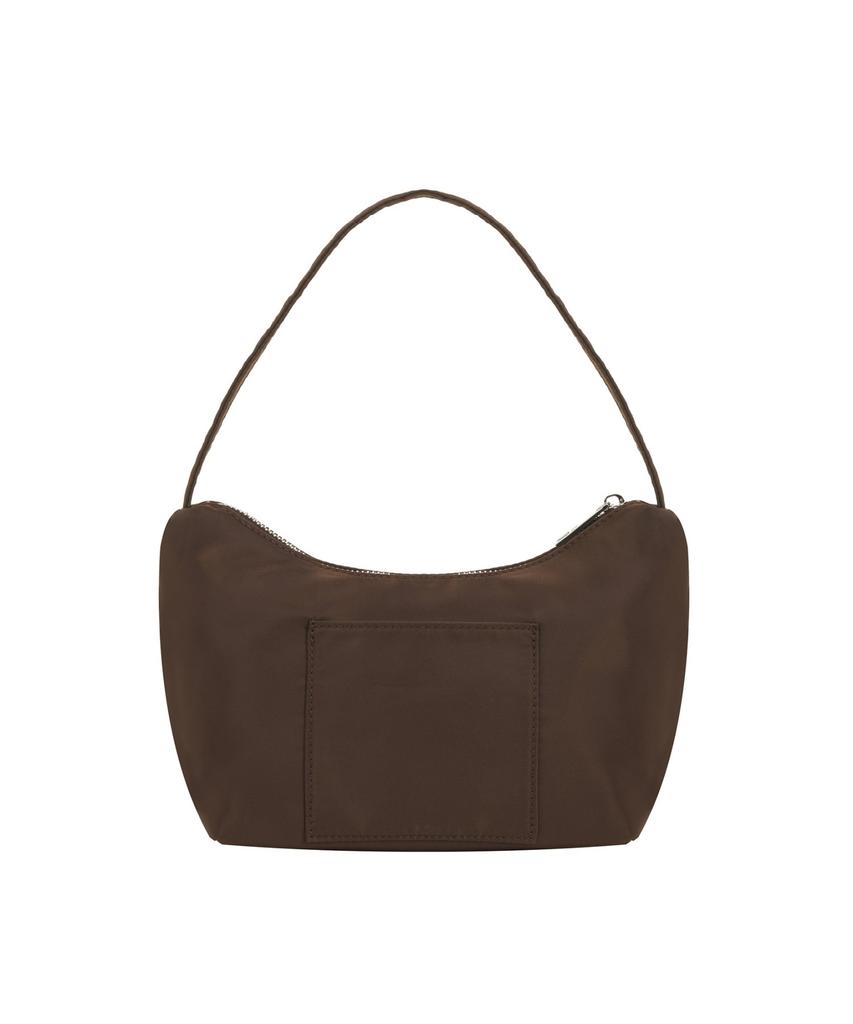 Nick&Nicole Nicole Nylon Mini Hobo Bag_Brown