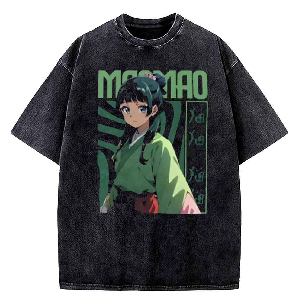 the Apothecary Diaries cotton Vintage Washed teen Vintage Grunge streetwear shirt harajuku Classic Psychedelic Comfortable Punk