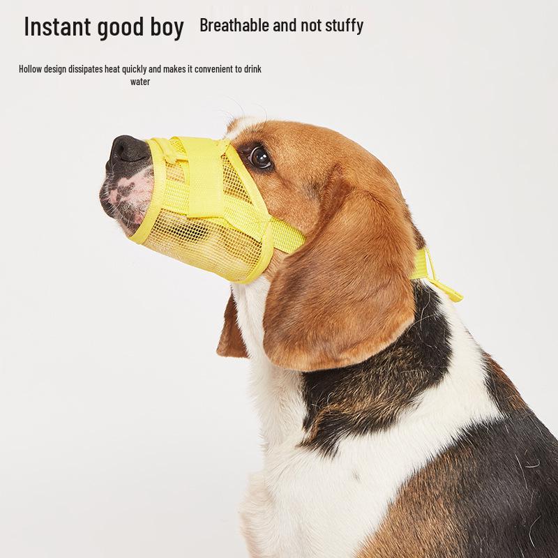 Regulowany kaganiec przeciw gryzieniu dla psa z wyściółką komfortową