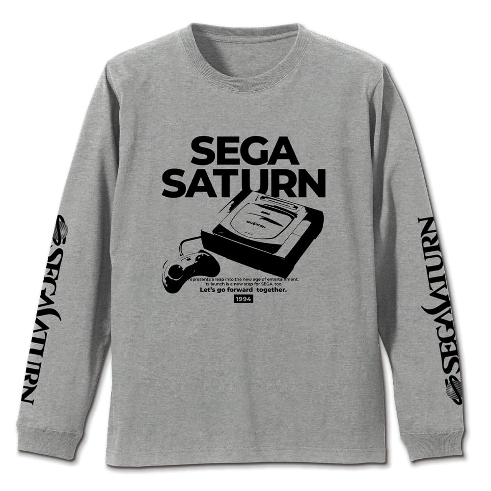 

Футболка Cospa Sega Saturn Sega Saturn с длинным рукавом MIX GRAY M размер [Официальная]