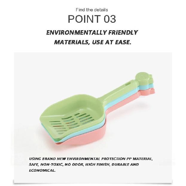 1pc Cat Litter Shovel Pet Cleaning Tool Plastic Scoop Cat Sand Cleaning Products Toilet For Dog Cat Clean Feces Supplies Random