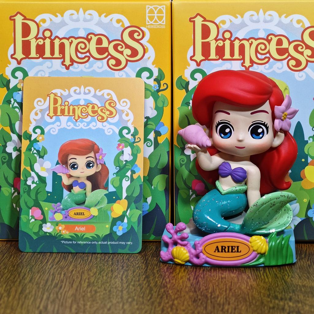 Princess Herocross Snow White Ariel Belle Jasmine Mulan Gifts Toy Model Anime Figures Collect Ornaments For Kids Adults Children's Birthday Gift