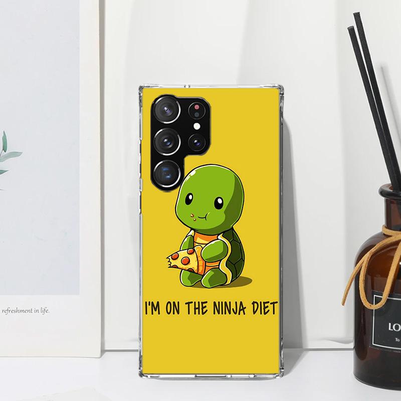 

Cartoon Sea Turtle Tortoise Phone Case For Samsung Galaxy S26 S25 Edge S24 FE S23 S22 Ultra S21 Plus S20 + Art Fundas Back Cover Samsung S20 FE