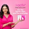 i-Activ Daily Panty Liners For Women | 60 Ultra Thin Cotton Soft Liners  | Breathable Hygiene Pads For Freshness And Comfort