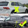 Sunshades for Volkswagen VW Tiguan L R-Line 2017~2024 Side Windshield Curtain Roof Windows Sun Visor Sunroof Cover Accessories