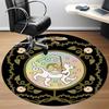 1pc Fantasy Creatures Office Round Area Rug, Indoor Mat Suitable For Office, Under Office Chairs Bedroom Living Room Home Decor, Room Deco