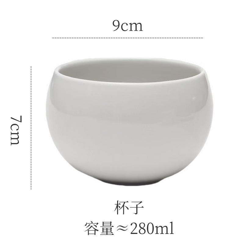 Ceramic Coffee Cup Saucer Egg-Shaped Cup Small Capacity Household Frosted Stone Latte Latte Flower Hand Cup Afternoon Tea
