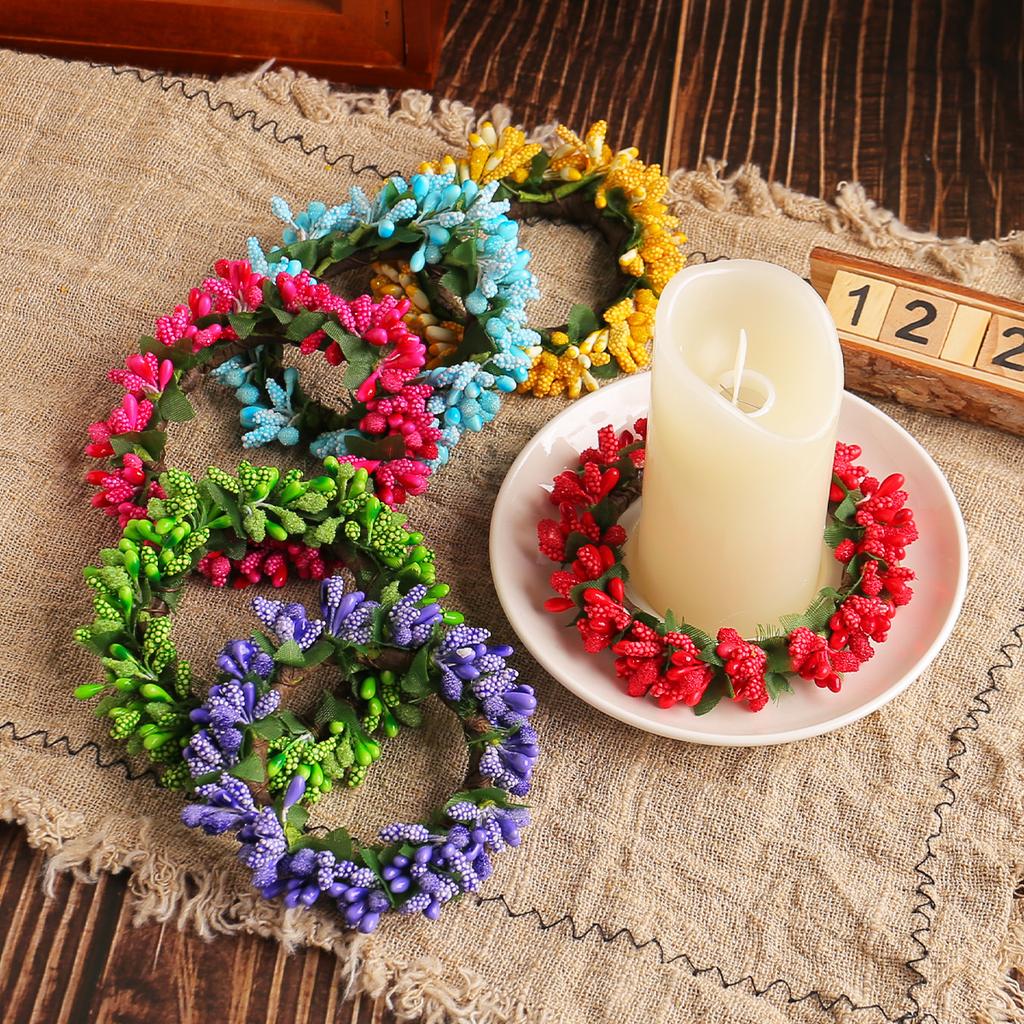 Christmas Candlestick wreath, New arrival Christmas wreath for home decor, Xmas tree decorations, New year's decor
