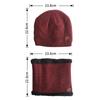 Geyanuo Knit Neck and Cap Set for and and Perfect for and Other Outdoor Men and Women Hat, Warmer, Winter, Fleece-Lined, Warm, Warm, Soft, Fluffy,