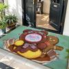 Character B-Boo B-Bear Floor Mat Soft Flannel Floor Mat  Suitable for Entryways, Living Rooms, Bedrooms, and Bathrooms