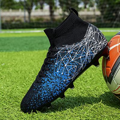 Fashion Unisex Soccer Shoes Football Cleats Soccer Ankle Boots Youth Training Sneakers Outdoor Sports Shoes