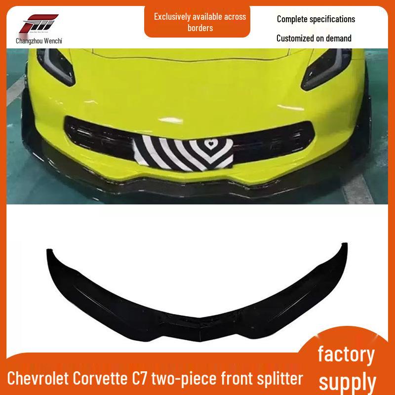Sporty Front Lip & Splitter Kit for 2014-2019 Chevy Corvette C7