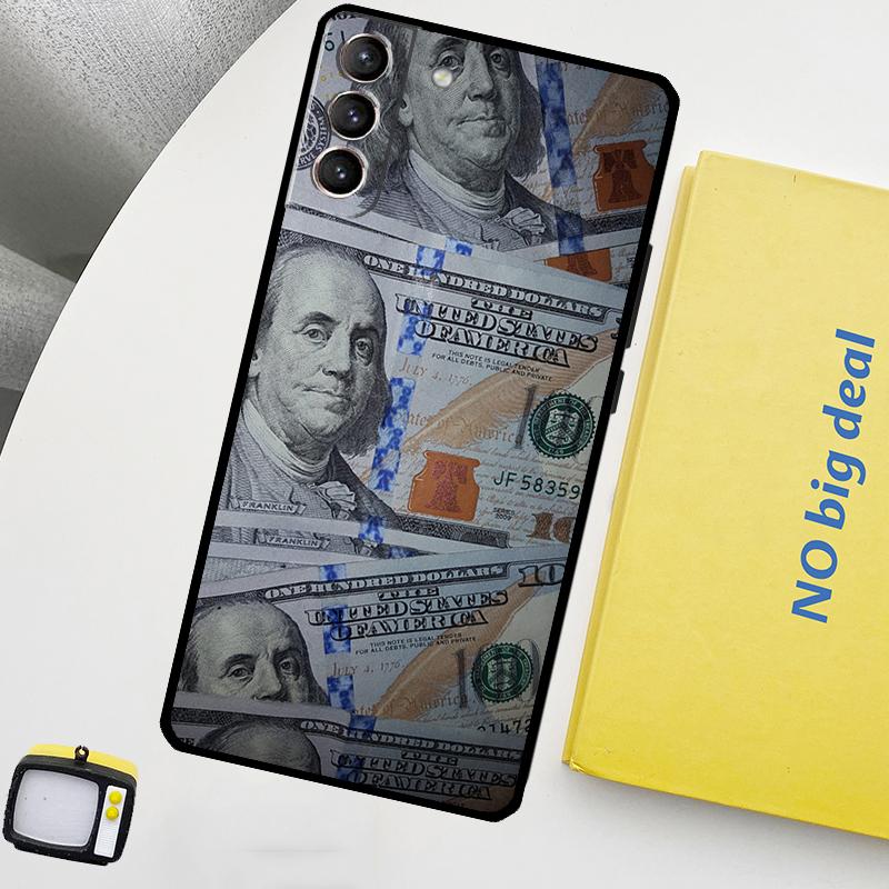 Pouzdro Benjamins Funda pro Samsung Galaxy S22 Ultra S23 FE S9 S10 Note 10 Plus Note 20 Ultra S20 S21 FE