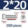 304 Stainless Steel Hex Socket Head Cap Screws, M2-M10, Extended Length