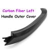Car Interior Carbon Fiber Left Right Door Pull Handle Outer Cover Replacement For BMW X3 X4 G01 G02 F97 F98 2018-