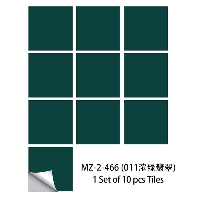 10ks Jednobarevná samolepka s diamantovými černými dlaždicemi Kuchyňský backsplash Olejotěsná skříňka na odlupování a lepení Vodotěsné umělecké samolepky na zeď