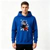 Men's Printed Pullover Hoodie Anime Character Graphic Casual Long Sleeve Sweatshirt for Daily Wear