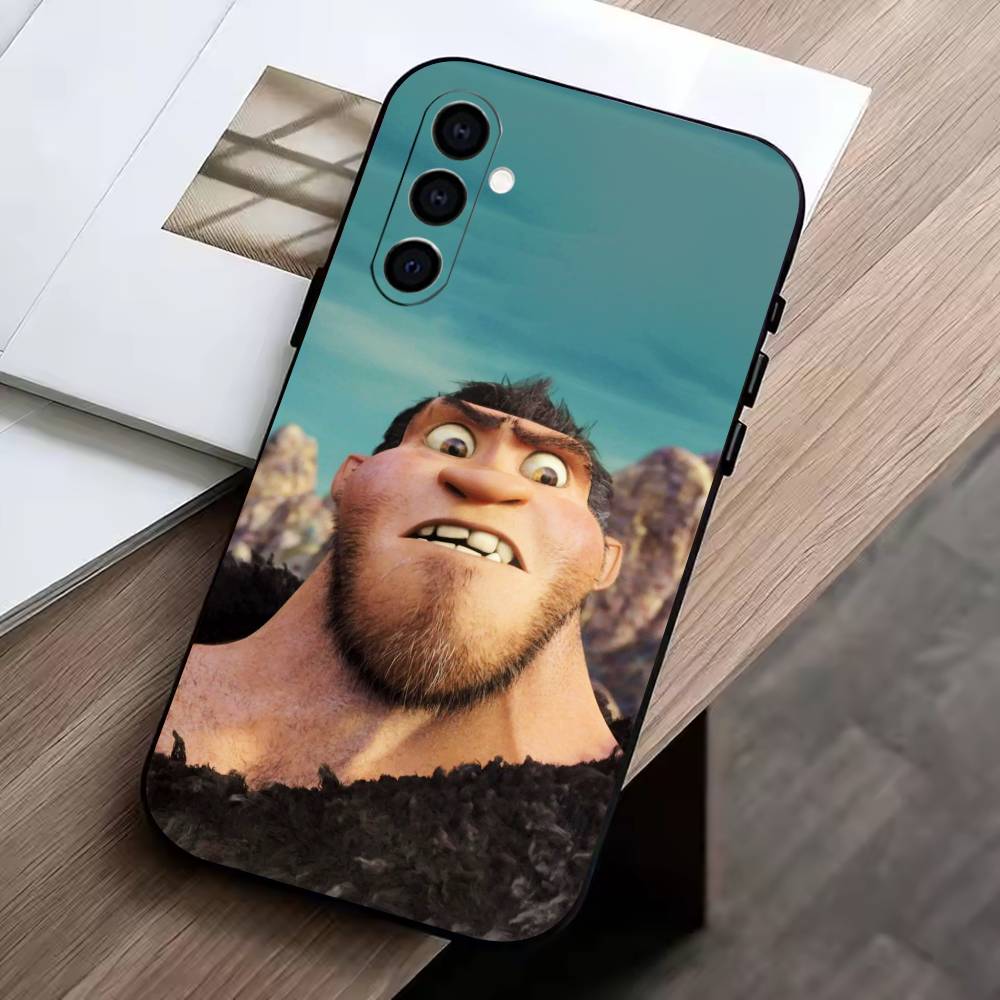 The C-Croods  Phone Case For Samsung Galaxy A73,A72,A71,A70,A53,A52,A51,Soft Silicone Black Cover