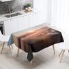 Beautiful Natural Scenery Printed Tablecloth Stain Resistant Waterproof Outdoor Camping  Kitchen Table Home Decor