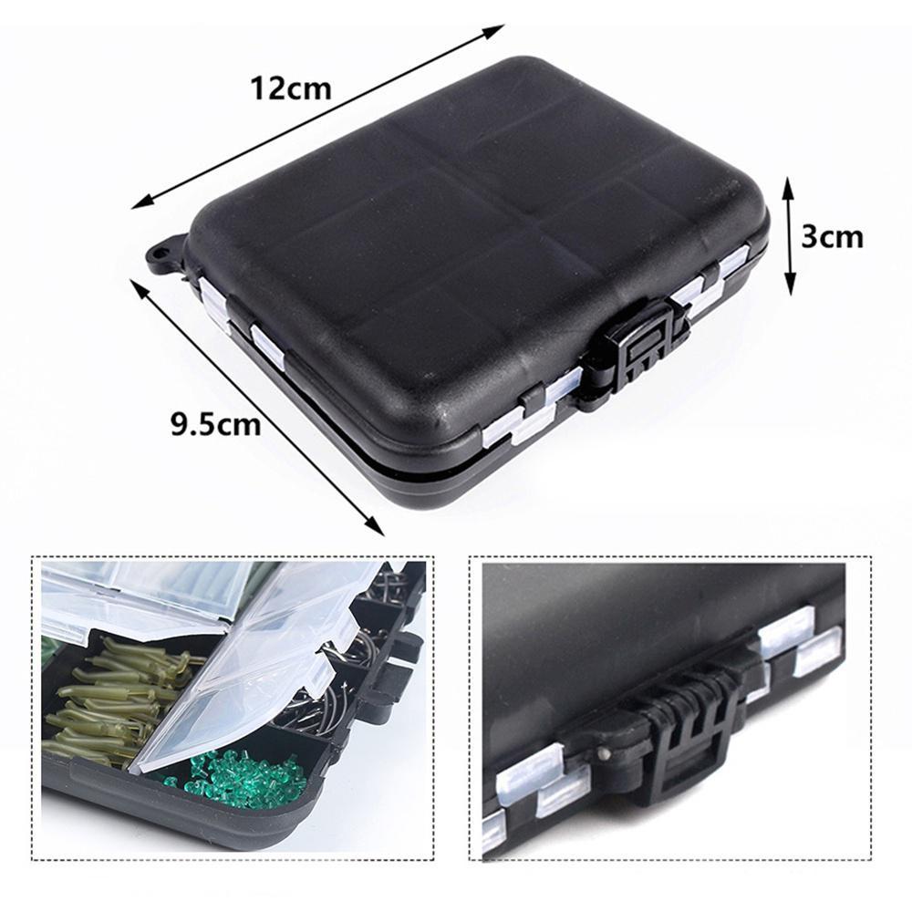 420Pcs/Case Carp Fishing Tackle Kit Including Boilie Bait Screw Accessories Swivels Hooks Anti Tangle Sleeves Hook Stop Beads