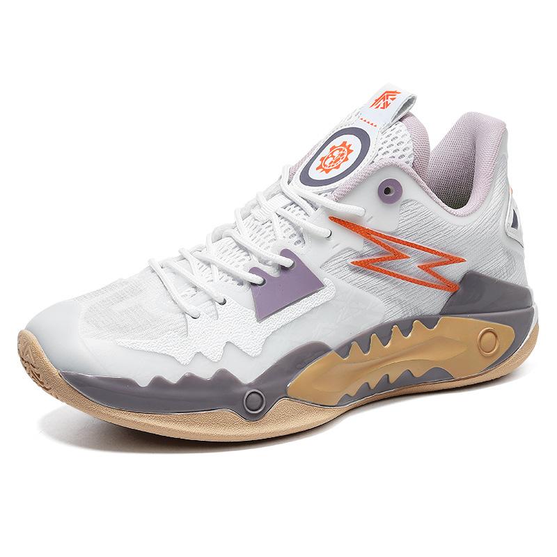 Crazy 5 nitrogen technology basketball shoes children's ultra-light small size luminous sneakers students non-slip shock absorption friction has sound