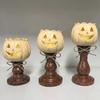 Halloween-Kürbislampe im Vintage-Stil Antike Ausführung Teelichthalter Lampe Herbst-Heimdekoration