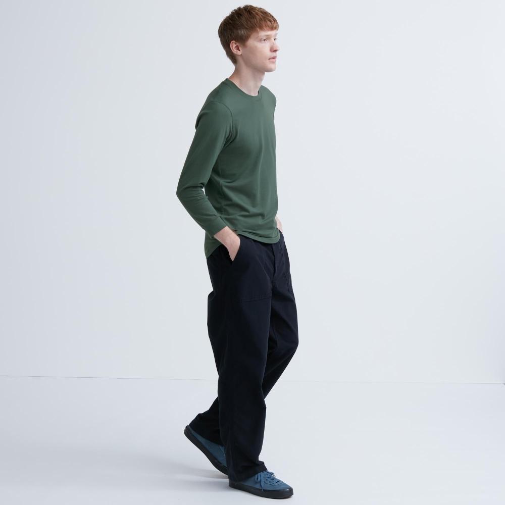 Uniqlo Japan HeaTTech CoTTon Crewneck T  exTra Warm  9 Mini Sleeve 