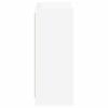 Shoe Cabinet with Storage White 48 x 36 x 92 cm Engineered Wood