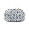 Tory Burch T Monogram Logo Print Fabric Bucket Bag Women Bags Powder-Blue 167762-400