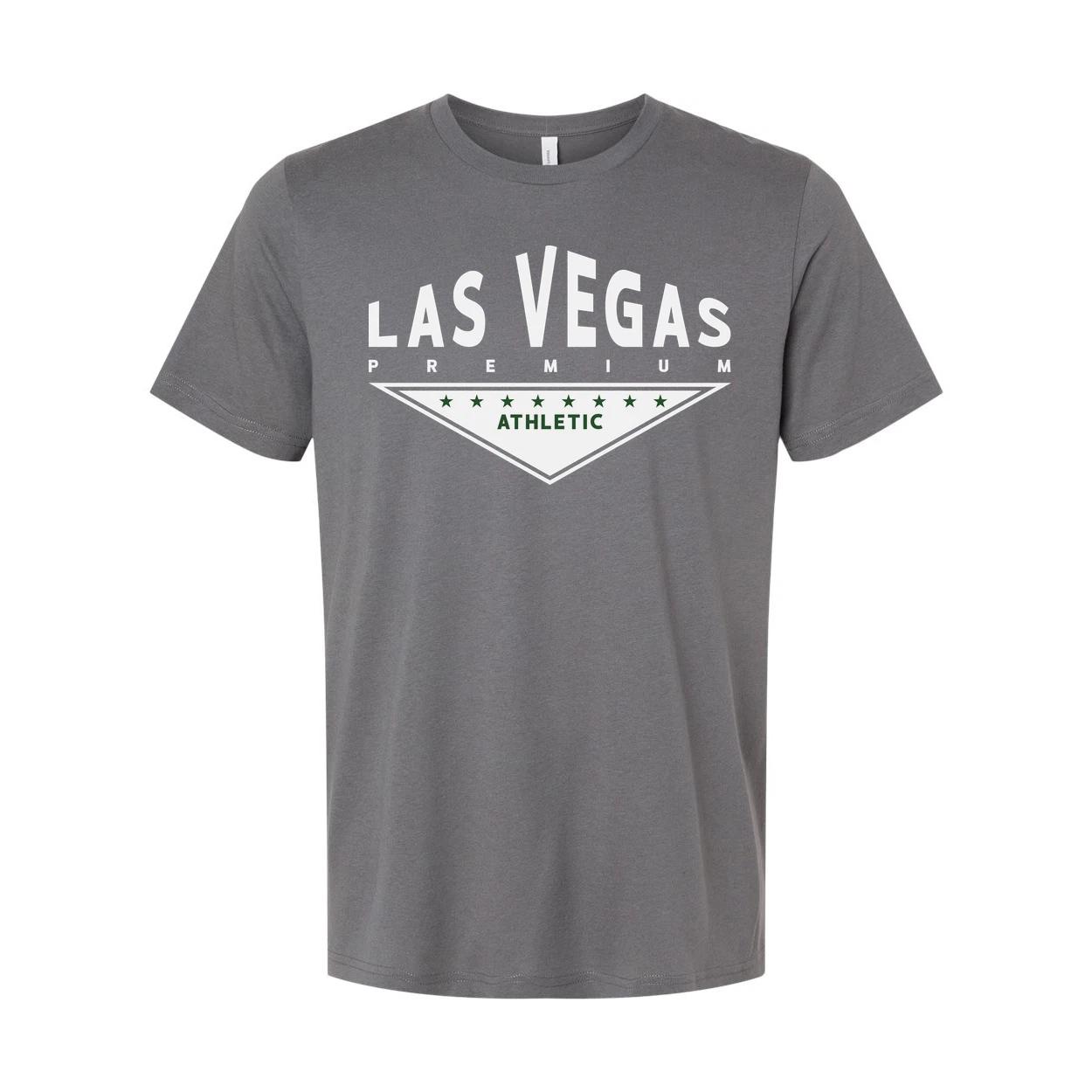 Las Vegas Premium Athletic Unisex T Shirt With Graphic Logo Tee For Casual Wear S