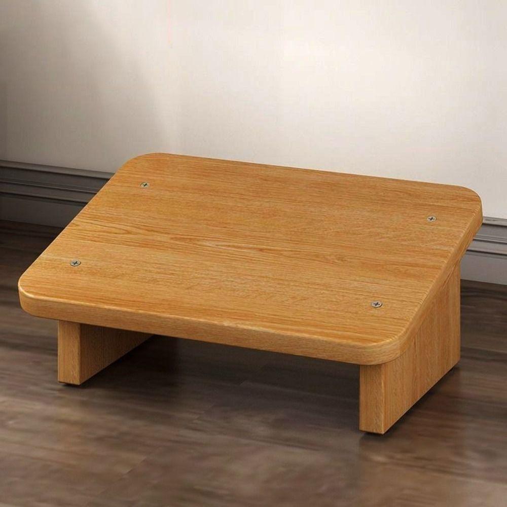 Nursing Step Leg Foot Stool Wooden Foot Pedal Mat Space Saving Desk Footstool  Posture Correction