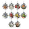 Christmas Ornament Christmas Tree Bird Spherical Decorative Pendant Snowflake Ornament Holiday Tree Decoration