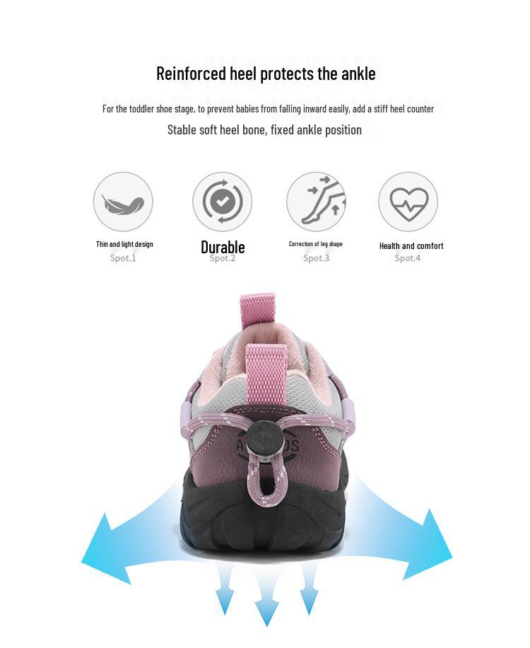 ABCkids Winter Children's Unisex Velvet-Lined Casual Sports Shoes