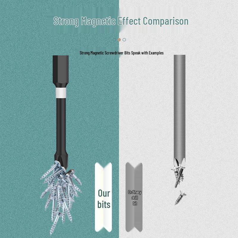 High Hardness Magnetic Screwdriver Bit Set for Electric Drills