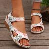 Fashion Summer Woman Sandals Shoes Soft Shoes Woman Plus Size Sandals Woman Wedge Walking Shoes Elegant Footwear Female Women Sandal
