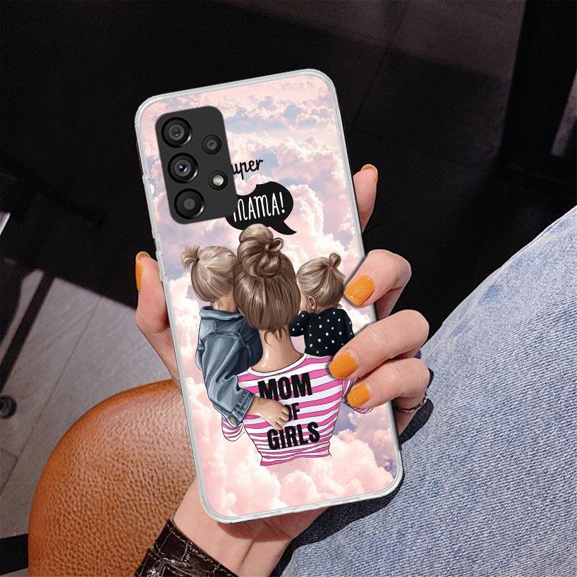 

Girl Super Baby Mom Pink Phone Case For Samsung Galaxy A17 A16 A15 A14 A13 A57 A56 A55 A54 A53 A37 A36 A35 A34 A33 A26 A25 A24 A Samsung A33