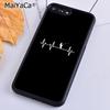 Fishing Pulse heart beat Phone Case For iPhone 17 Air 16 15 14 plus 11 12 13 Pro  Max coque Cover Shell