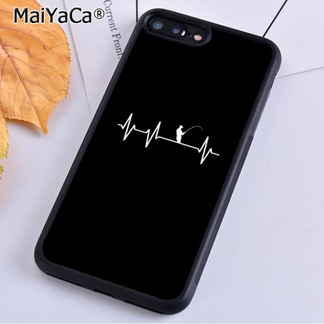 Fishing Pulse heart beat Phone Case For iPhone 17 Air 16 15 14 plus 11 12 13 Pro Max coque Cover Shell
