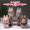 Labubu Transparent Storage Box Display Case for Monster Dolls - Cute Elf Plushie Protective Cover, Party Toy Collection Decor