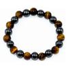 Bracelet - Witch - Tiger's Eye - Hematite - Black Obsidian - Self-confidence