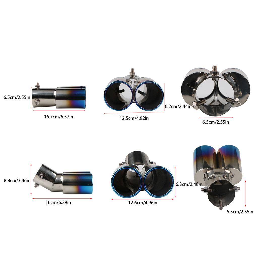 Universal Auto Auspuff Schalldämpfer Spitze Auto Liner Schalldämpfer Fahrzeug Montage