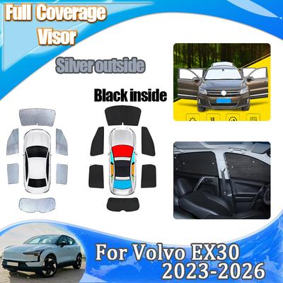 Para Volvo EX30 2024 2025 Accesorios Más 2026 Parasoles Ciegos Parasoles Laterales Cubierta Bloqueadora de Calor Visores Accesorio Anti-UV