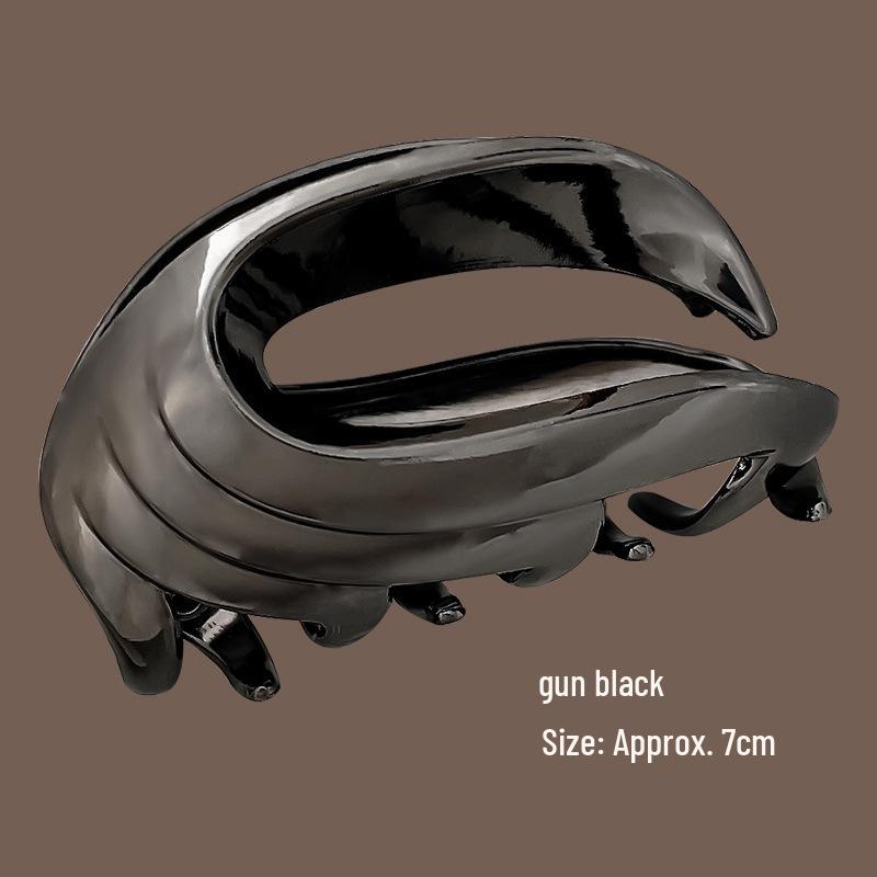 2025 Women s Small Antenna Shark Hair Clip - Half-Up Lazy Style Hair Accessory