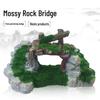 Resin Moss Bridge and Play Cave Decoration for Fish Tanks and Turtle Tanks