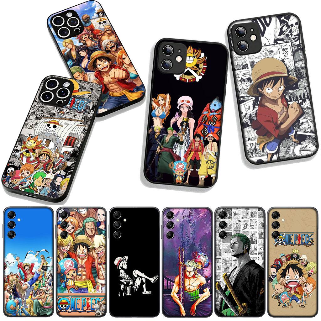 Cartoon One Roronoa Zoro Luffy Piece Case for Motorola Moto G54 G05 G24 G55 G75 G85 G15 G57 G86 Power Edge 50 30 Fusion Neo Pro