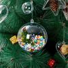 Set of 10 Transparent Confectionery Jar Eye Catching Sweet Storage Container Candy Canister for Christmas Enthusiasts